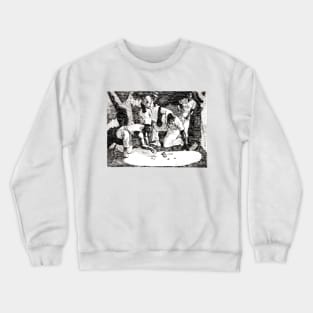 Roll Them Bones, A Game With Dice 1935-1943 Irving Guyer Crewneck Sweatshirt